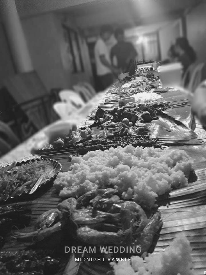 weddings and boodle fights.