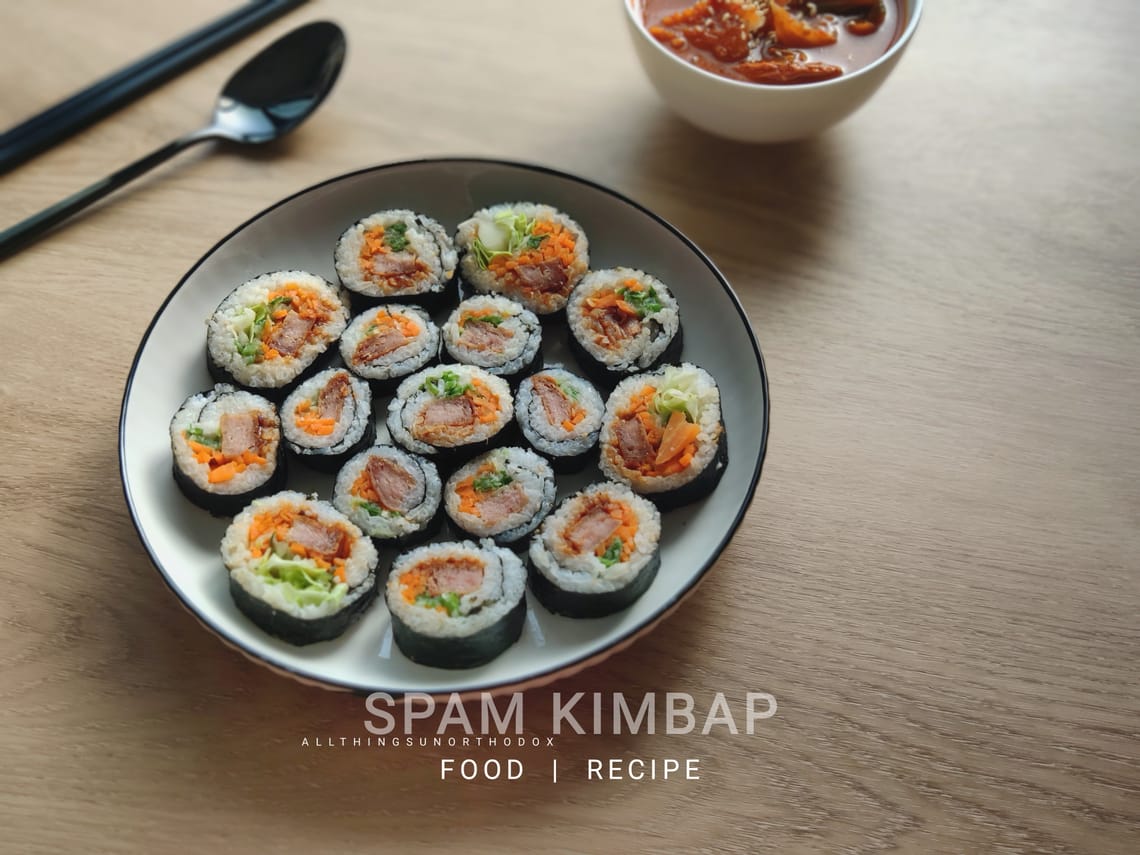 spam kimbap.