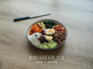 minced meat bibimbap.